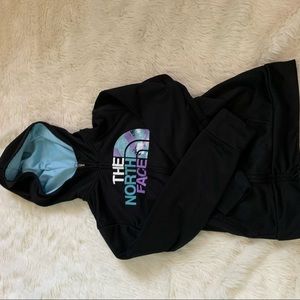 North Face Jacket Girl’s Black, Teal and Purple